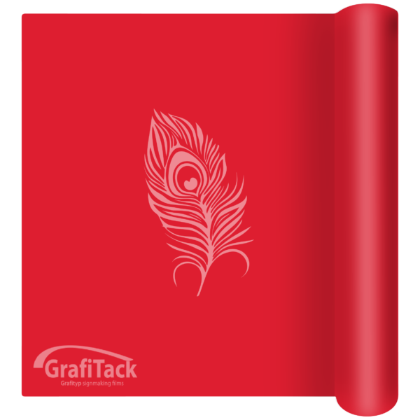 169 Cardinal Red Glossy Grafitack 100 Series (Indoor) Vinyl