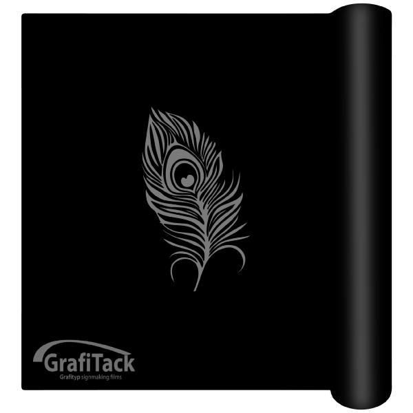 221 Black Glossy Grafitack 200/300 Series (Outdoor) Vinyl