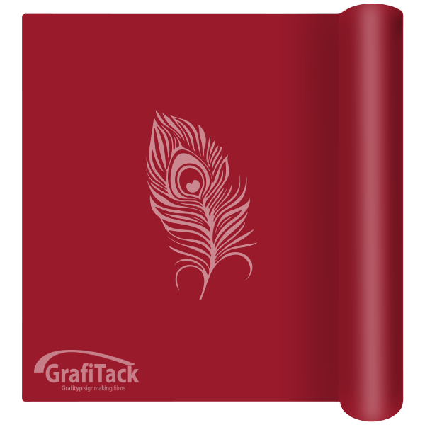 268 Dark Red Glossy Grafitack 200/300 Series (Outdoor) Vinyl
