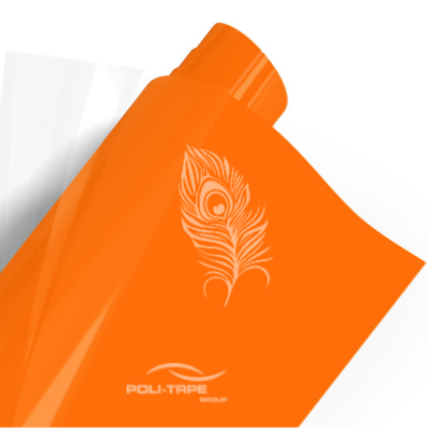 4942 Neon Orange PoliFlex Turbo Heat Transfer Vinyl