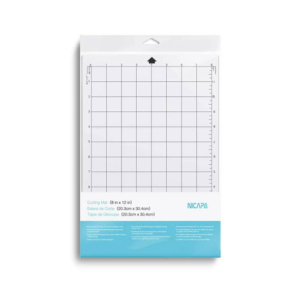 Nicapa Cutting Mat for Silhouette Cameo 3/2/1 [Standard-Grip,12x12  inch,3pack] Adhesive&Sticky Non-Slip Flexible Gridded Cut Mats Replacement  Matts Accessories Set Vinyl Craft Sewing Cloth : : Home
