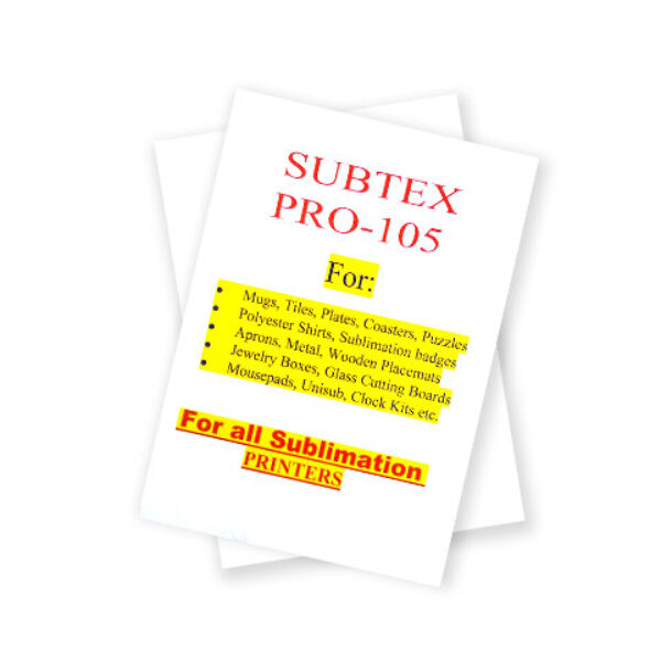 Subtex Pro Sublimation Paper for ALL Sublimation printers 110pages