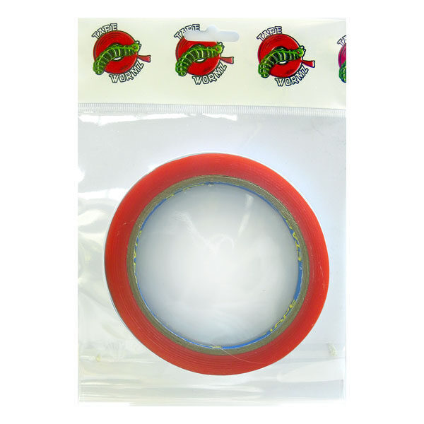 TW7085 Wormz Tape Red Double Sided High Tack Tape - 6mm x 10m