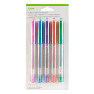 2004026 Cricut Explore/Maker Medium Point Gel Pen Set - Glitter Brights (5 Pack)