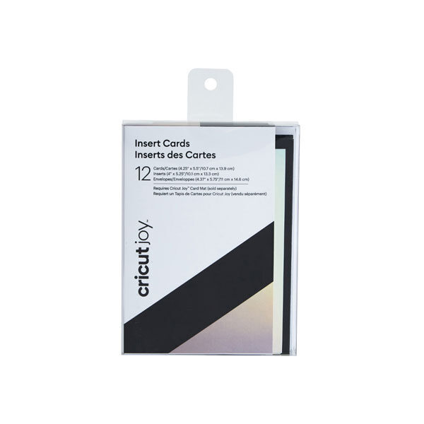 2008045 Cricut Joy Insert Cards 12-pack (Black/Holographic)