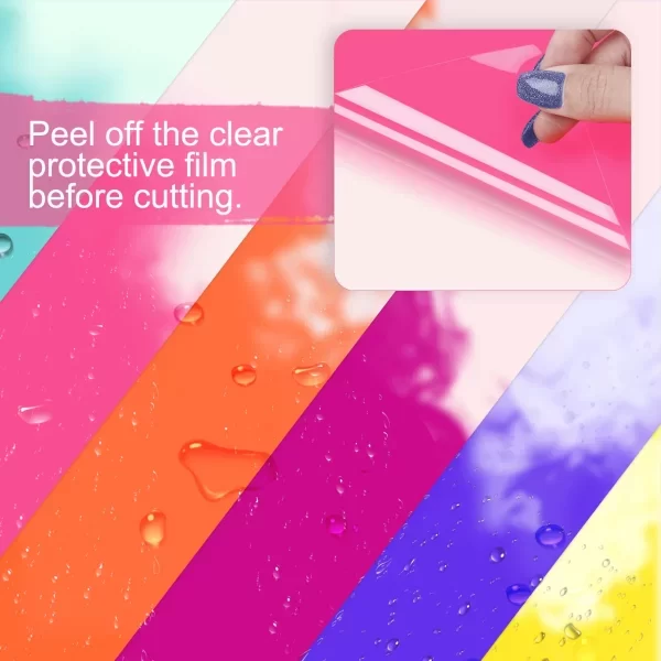 Cold Colour Changing  Pink Adhesive Craft Vinyl