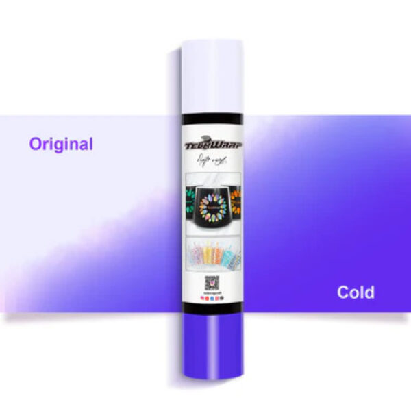 Cold Colour Changing Lavender Adhesive Craft Vinyl