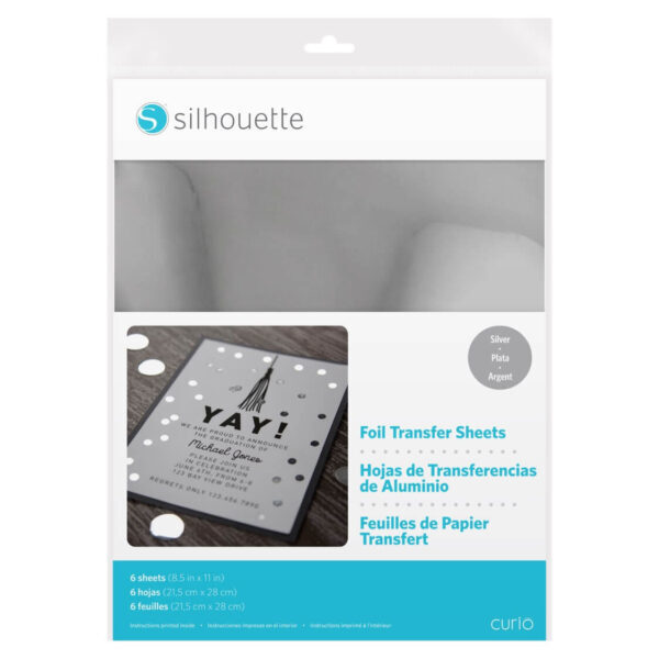 Silhouette Foil Transfer Sheets - Silver