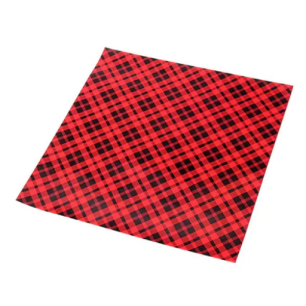 Pattern Buffalo Plaid Self Adhesive Craft Vinyl 12x12