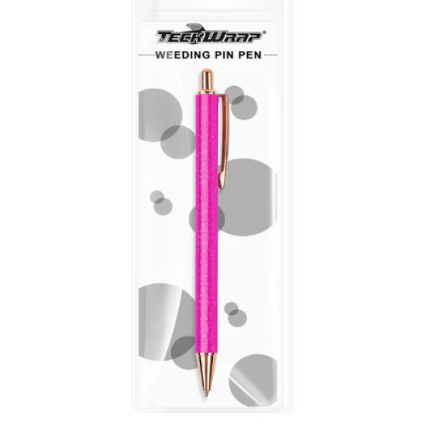 Teckwrap Shimmer Weeding Pen - Hot Pink