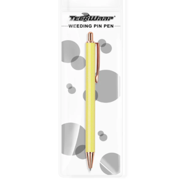 Teckwrap Shimmer Weeding Pen - Pastel Yellow