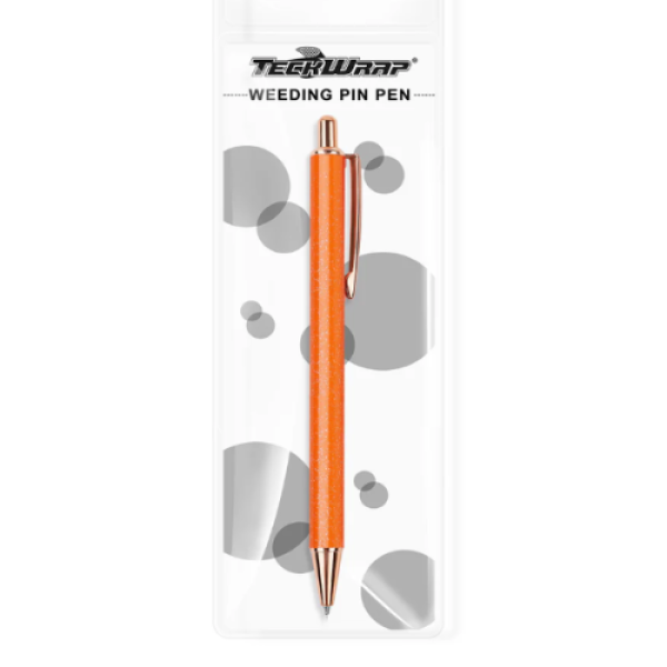 Teckwrap Shimmer Weeding Pen - Orange