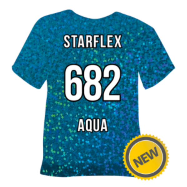 682 Aqua Starflex Heat Transfer Vinyl