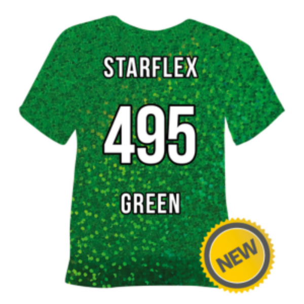 495 Green Starflex Heat Transfer Vinyl