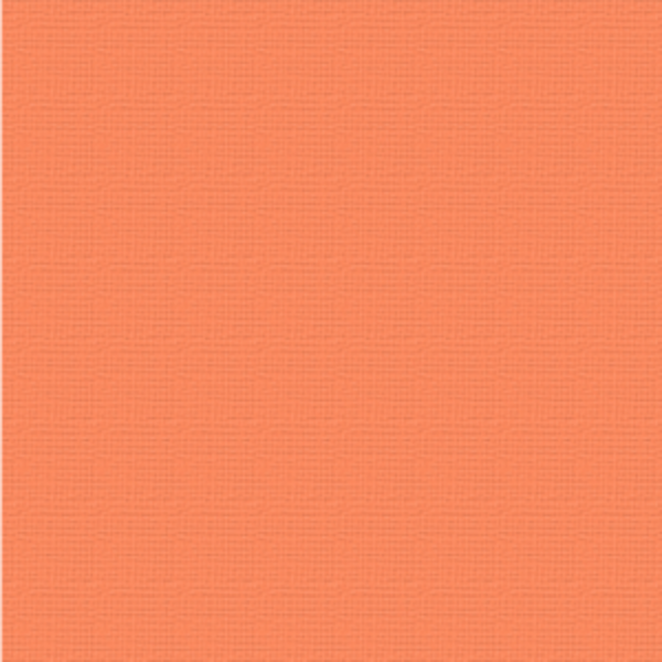 ULT200062 CC Cardstock 12x12 Textured - Carrot/Persimmon (1 Sheets)