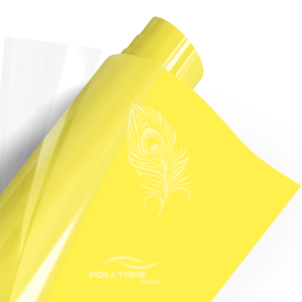 4919 Lemon Yellow PoliFlex Turbo Heat Transfer Vinyl