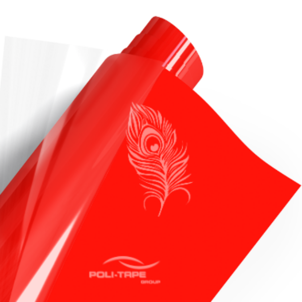 4944 Neon Red PoliFlex Turbo Heat Transfer Vinyl