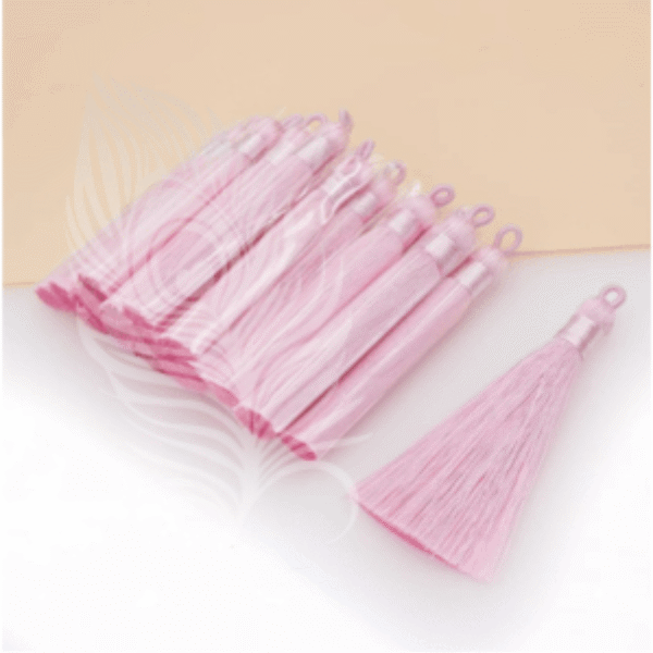 Long Pink Tassel- 3 per pack